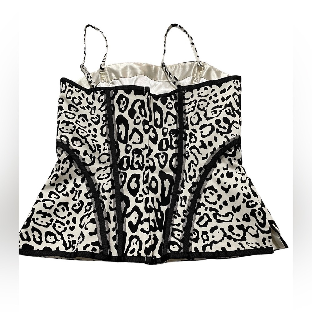 White/House corset top animal prints size 0 - Picture 2 of 8
